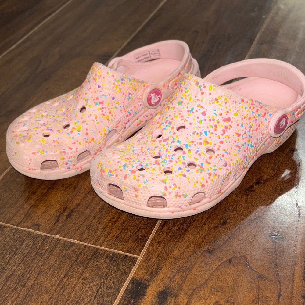 Kids’ Classic Splatter Paint Crocs - Size 13